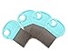 4 Pack Lice Combs, Nit Remover with Metal Teeth and Magnifier Tool for Hair and Head (Turquoise Blue)