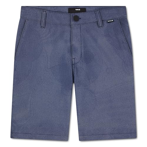 Hurley Boys' Dri-FIT Walk Shorts, Midnight Navy, 12