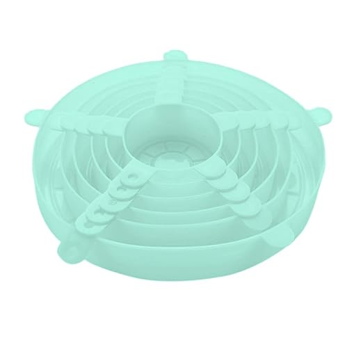 Tapas elásticas de Silicona de Escoloury, 6 Unidades, Varios ...