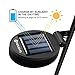 YUNLIGHTS Garden Solar Lights Pathway Outdoor Moon Crackle Glass Globe Stake Metal Lights,Waterproof Warm White LED for Lawn,Patio or Courtyard