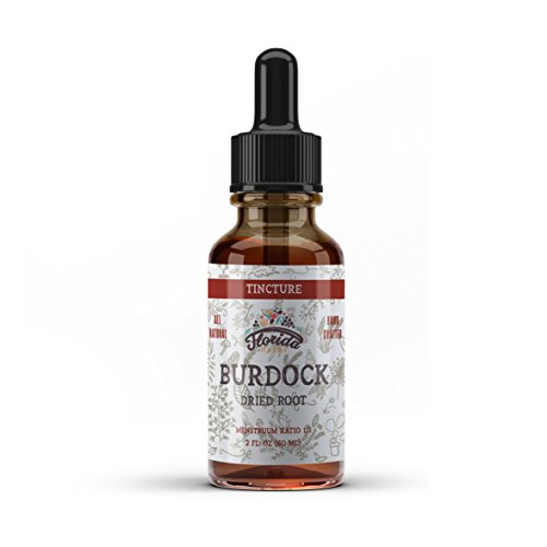 image for Florida Herbs Burdock Tincture, Organic Burdock Extract Dried Root (Ar