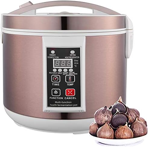 黒にんにく発酵器 6l大容量 多機能自動黒ニンニク製造機 独立した厚みのあるライナー 温度を均一に保つ 使いやすく便利 お手入れが簡単熟成 発酵最大量2kg 発酵時間7 12日 熟成発酵機 ヨーグルト 納豆 キムチ 甘酒 自作酢 フルーツワイン対応 煮込み機能 Rdeeipe Net