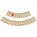 Rainlemon Jute Burlap 1st Time Homeowner Banner House Warming Party Mantel Fireplace Decoration primary