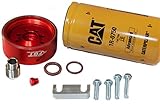 CAT Fuel Filter Adapter Conversion Kit for 2001-2016' Chevy/GMC Duramax Includes Bonus Billet Bleeder by FGT Motorsport