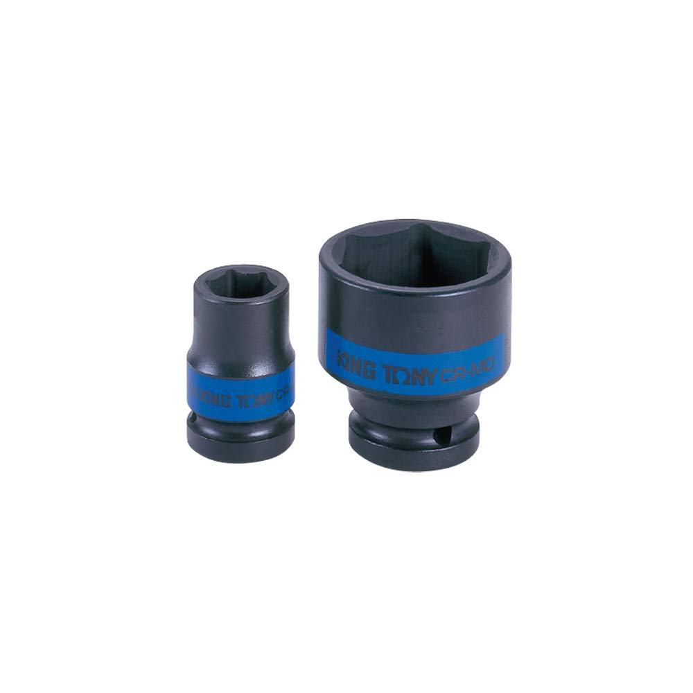 KING TONY 453546M 6 Point Drive Impact Socket, 46 mm, 1/2-inch