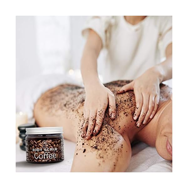 Coffee Body Scrub 450g - Best Anti Cellulite & Moisturize & Gentle Peeling - Best Skin Exfoliation for Face Hand Lip…