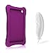 Fintie Shock Proof Case for Amazon Fire HD 8 (Previous Generation - 6th) 2016 release - Ultra Light Weight Protective Kids Friendly Cover, Purple
