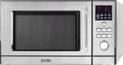Microondas 23 litros, 800 wats, c/ grill, INOX, control digital ...