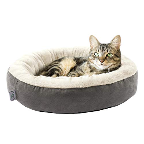 Love's Cabin Round Donut Cat Bed