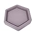 Splendidsun Hexagon Shaped Cement Flowerpot molds, Home Decoration Concrete Planter Pallet Silicone Mold,Handmade Craft Mold DIY(11.4132CM)