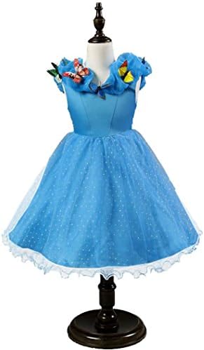 Cinderella Dress Blue Ella 's Princess Dress Costume Butterfly Girl