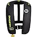 MUSTANG SURVIVAL - M.I.T. 100 Manual Inflatable PFD for Adults (Black-Fluorescent Yellow - One Size Fits All) Adjustable Waist Belt, Large Arm Cut Outs, USCG Approved
