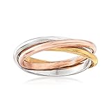 Ross-Simons Italian Tri-Colored Sterling Silver