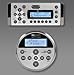 MB Quart WRC-S1 Compact Round Wired Remote for All MB Quart Marine Radios