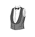 Butterick Patterns B6339 Single or Double-Breasted Vests, XM (Small-Medium-Large)