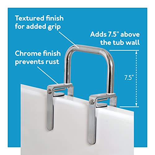 Carex Bathtub Rail and Grab Bars for Bathtubs and Showers Bathtub