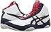ASICS Men's JB Elite V2.0 Wrestling Shoe, White/Dark Navy/True Red, 7 M US