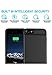 iPhone 6s 6 7 8 Battery Phone Case Slim Rechargeable Extended Protective Battery Charging Case with Magnetic Stand Function [Lightning Charging Port] and [Jack 3.5mm Port] (4.7 inch)-3000 mah (Black)