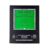Arches Watercolor Pad 9x12-inch Natural White