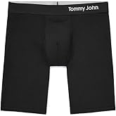 Tommy John Men’s Underwear, Supima Cool Cotton Boxer Briefs with Contour Pouch and Longer 8" Inseam, Comfortable Fabric