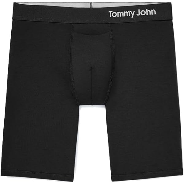 Tommy John Men's Boxer Briefs 8” Underwear, Second Skin