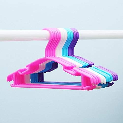 Fablcrew Lot De 40 Cintres Vetements De Bebe Enfants En Plastique De Stockage Cintres Pour La Longueur De 27cm Rose Blanc Bleu Violet Cuisine Maison Cintres Centroarco Com