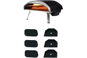 Jzenol replace Gozney Roccbox Pizza Oven Black Rubber feet Surface Protectors 6 pcs