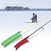 Alomejor Ice Fishing Rod Portable Fiberglass Ice Fishing Pole Mini Camping Travel Rod for Outer Winter Fishingthumb 1