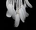 BSLINO® Dream Catchers White Handmade Beaded Feather Native American Dreamcatcher Circular Net for Car Kids Bed Room Wall Hanging Decoration Decor Ornament Craft, Dia 6.3inch/16cm