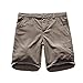 Kids Girl’s Youth Outdoor Quick Dry Convertible Pants, Hiking Camping Fishing Zip Off Trousers 9013 (9013 Light Khaki, Medium (10-12 Years))thumb 2