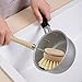 Yatuela Plant Based Cleaning Brush Set, 6 Piece for Vegetable, and Kitchen Dish Cleaning, Sisal & Coconut Fibers with Bamboo Handles, Zero Waste & Biodegradable Kitchen Brushes