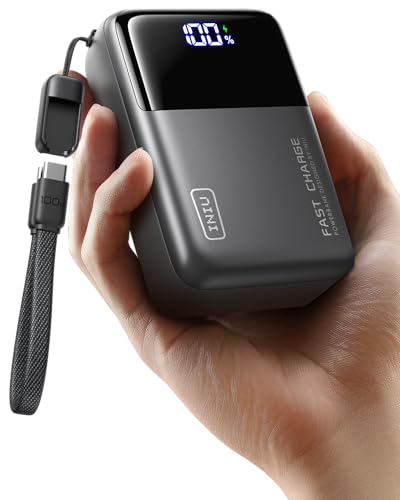 INIU 100W Laptop Power Bank, Ultra Kompakt 25000mAh Schnellladung Powerbank