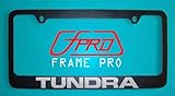 Toyota Tundra Black License Plate Frame V2 (Zinc Metal)
