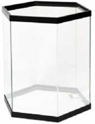 All Glass Aquarium AAG50007 Pine Hexagon Aquarium Stand, 35-Gallon, Black