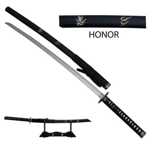 Last Samurai Japanese Sword Katana Honor w/Free Stand