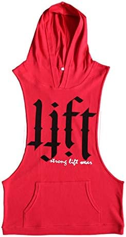HOTCAT Gym Vest Men Bodybuilding Fitness Muscle Sleeveless Singlet T-Shirt Stringer Tank Top Letter Print Fit Sports Tee
