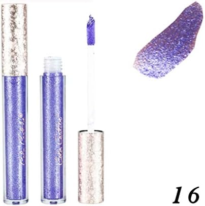 Waterproof Liquid Lipstick Lipgloss Moisturizing Long Lasting Diamond Lip Gloss Non-Stick Cup Cosmetic Creative Charming Of Halloween Gift Colour Glamorous Not Fade Vampire Style Makeup(#16)