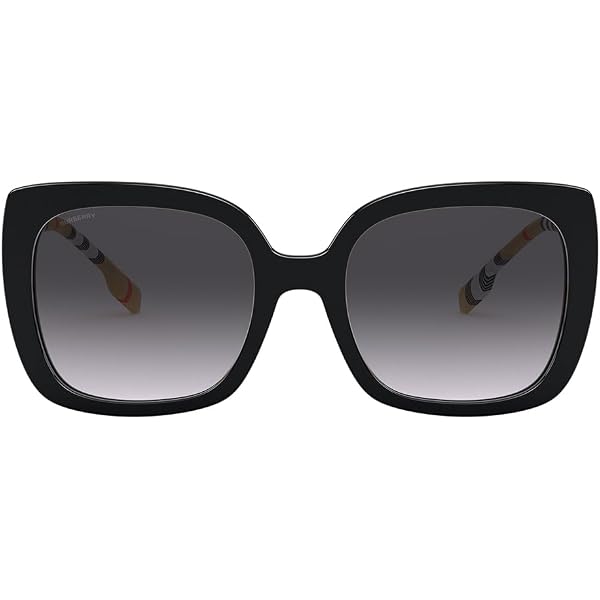 Amazon.com: BURBERRY Sunglasses BE 4323 400513 Caroll Check Brown
