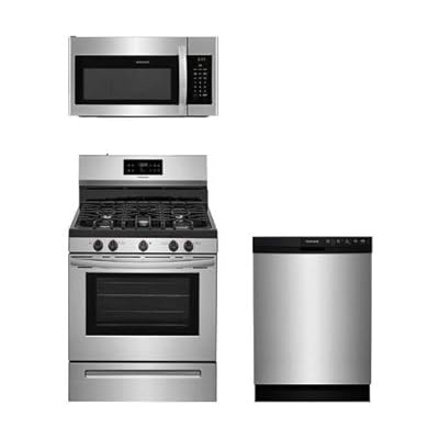 Frigidaire 3-Piece Stainless Steel Kitchen Package