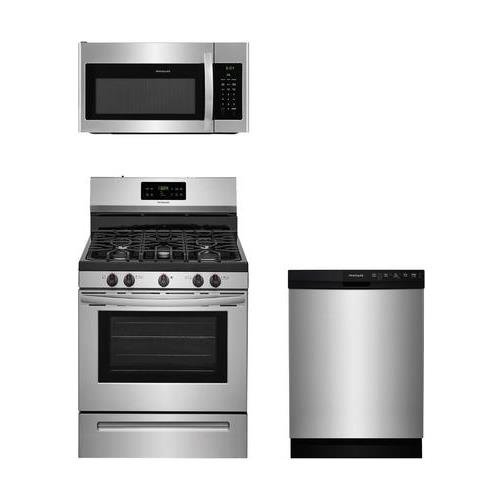 Frigidaire 3Piece Stainless Steel Kitchen Package with FFGF3054TS 30