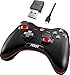 MSI FORCE GC30 Wireless Rechargeable Dual Vibration Gaming Controller for PC, Android and Sony PlayStation 4 with GS B1 Mouse and Shield Mousepadthumb 2