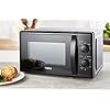 Tower T24034BLK Microwave with 5 Power Levels and 35 Minute Timer, 20 Litre Capacity, 700 Watts, Black