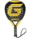 GRANDCOW Padel Racket Padel Racquet Carbon Fiber Surface with EVA Memory Flex Foam Core Diamond Shape Pop Tennis Paddle Rackets (Yellow)