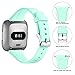Hamile Bands Compatible for Fitbit Versa 2/Versa/Lite/Special Edition(SE), Slim Narrow Soft Silicone Band Accessories Replacement Wrist Strap Wristbands for Versa Smart Watch, Women Men Girls