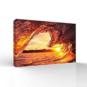 for Living Room Bedroom Home Artwork Paintings Heart Shaped Island