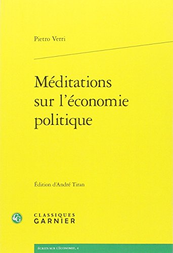 Méditations sur l'économie politique