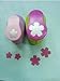 Since 2pcs(2.5cm,1.6cm) sakura shape craft punch set Punch Craft Scrapbooking school Paper Puncher eva hole punch