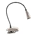 Light It! By Fulcrum, 6-LED Clip On Desk Lamp, Wireless, Silver