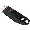 SanDisk Ultra 128 GB, USB 3.0 flash drive, with up to 130 MB/s read speed, Black