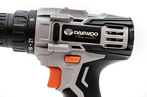 Daewoo Akku-Bohrschrauber DALD18-P1 | U-FORCE 18 V Lithium Akku Bohrmaschine | Akkuschrauber | B/O Lithiumbohrer | 2… – Bild 7